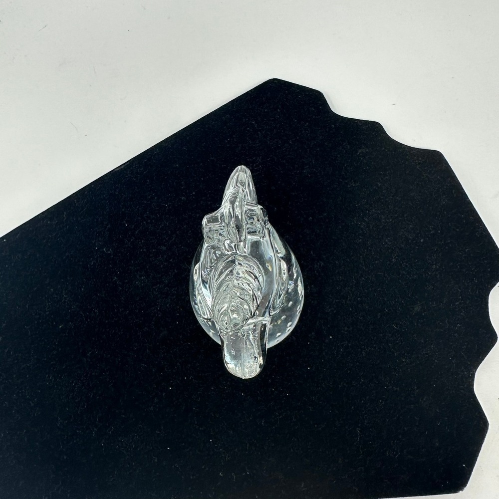 Unbranded Glass Figurine Unisex OS Clear Unicorn Bust Controlled Bubble Art - Picture 3 of 9